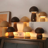 Houten Paddenstoel LED Nachtlamp - GlowShroom