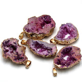 Natuurlijke Kristallen Geode Hanger – Gaia