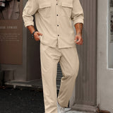 Heren Set met Overhemd en Broek | Urban Minimal Look | Casual Chic