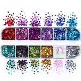12 Kleuren Sterren Sequins – Glitter Sequins in Lange Doos voor DIY en Scrapbooking