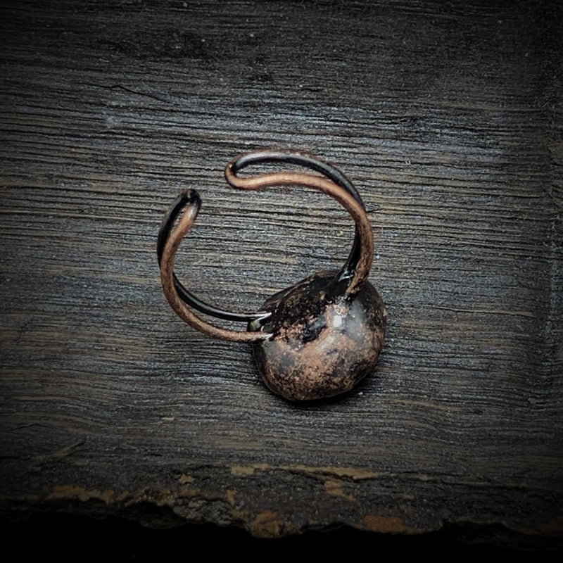 Natuurlijke Ruwe Steen Verjaardagsring – Selina