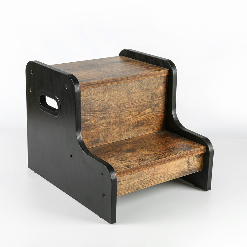 Rustieke Houten Stapelstoel - Voor Gemak en Veiligheid