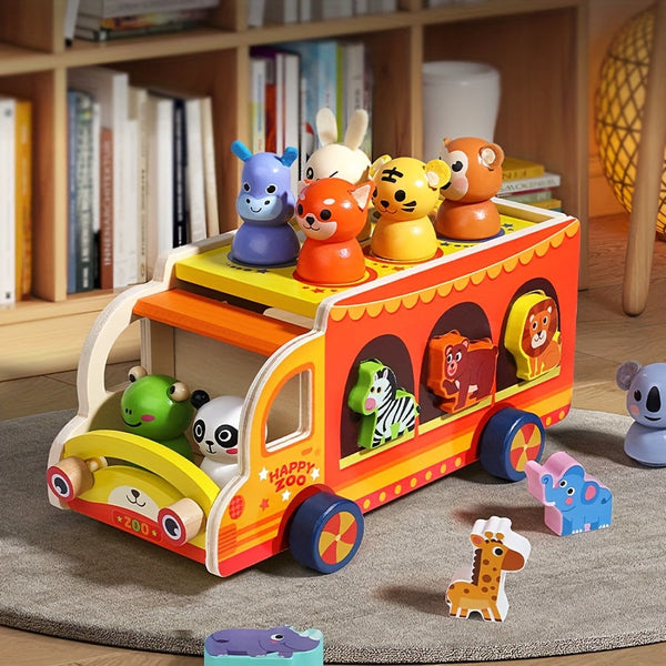 Educatieve Circus Dieren Vrachtwagen - Voor Creatief Spel en Leren
