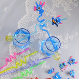 Stitch Herbruikbare Rietjes Set – 16 Kleurrijke Rietjes voor Feesten en Verjaardagen