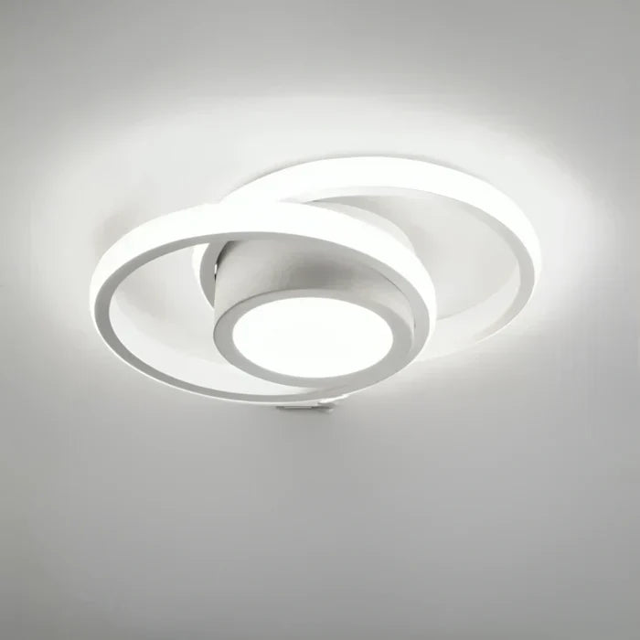 Moderne LED-Plafondlamp met Dubbelring-Design – Twilight Rings