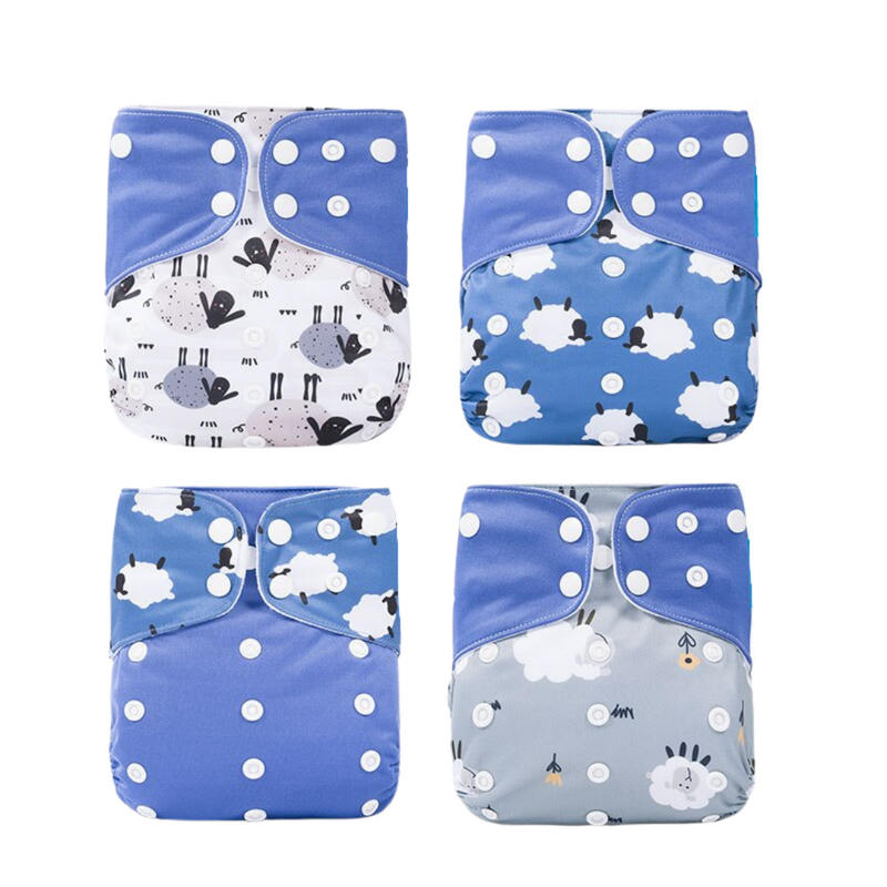 Herbruikbare & lekvrije stoffen luiers voor baby's – Eco-luierset