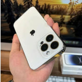 Elico Gelakt Mat Acryl Gehärtetes Glas iPhone Beschermhoes