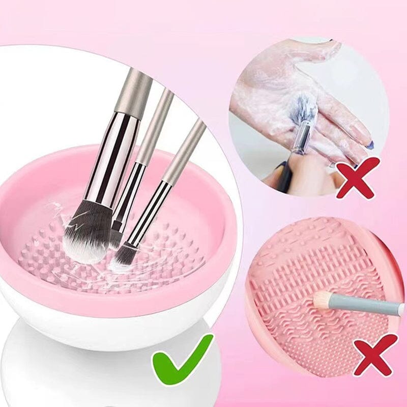 Elektrische Make-up Kwastenreiniger - Snelle en Grondige Reiniging