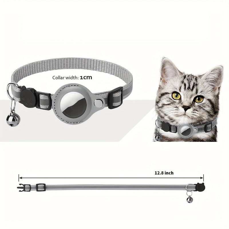 Reflecterende Kattenhalsband – Veiligheidsbuckle en Bel voor Extra Zichtbaarheid