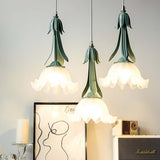 Elegante Hanglamp met Bloemendesign