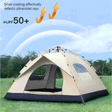 QuickCamp Tent - Snel opzetbare tent met UV-bescherming voor 4 personen