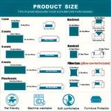 Luxe Pluche Bankhoes – Antislip en Ademend voor een Gezellige en Modieuze Woonkamer