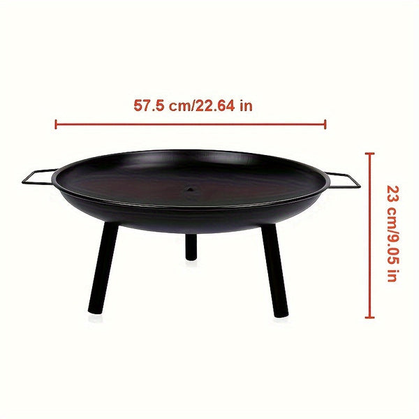 Gietijzeren Vuurschaal – Ideaal voor Barbecue, Kamperen en Tuinverlichting
