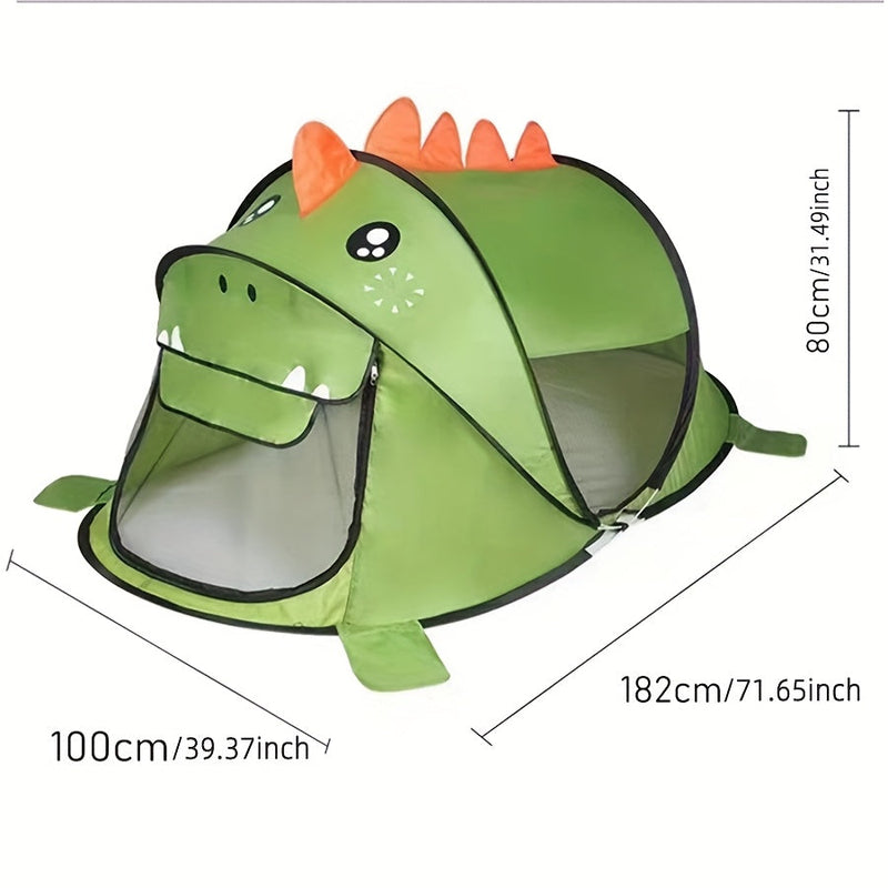 Kinderen Dinosaurus, Haai & Beer Pop-Up Speeltent Set met UPF 50 – Ademend & Draagbaar voor Baby's & Peuters