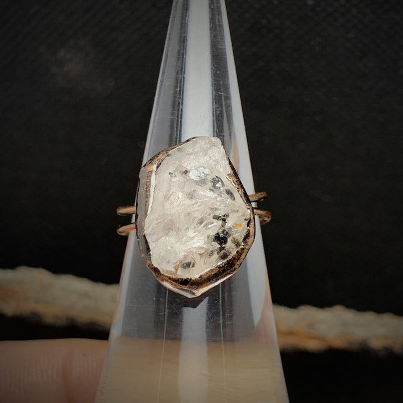 Natuurlijke Ruwe Steen Verjaardagsring – Selina