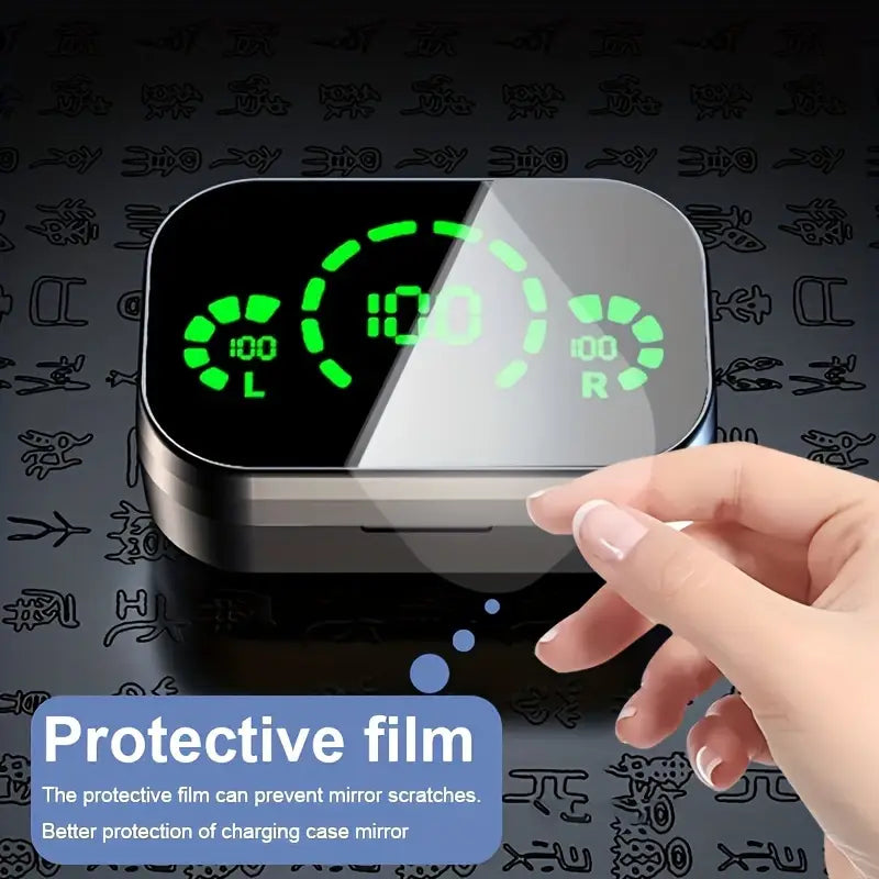 Soniq - UltraBass Draadloze Oordopjes – Sportieve In-Ear Koptelefoon met Oplaadcase