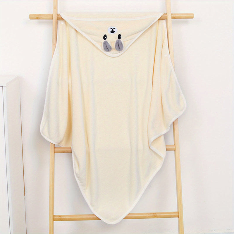 Schattige Kinderbadhanddoek - Voor Badplezier met een Knuffelbare Hoed