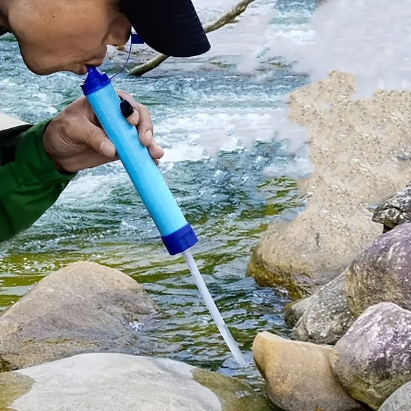 PureFlow Waterfilter Straw - Compact en efficiënt voor schoon drinkwater