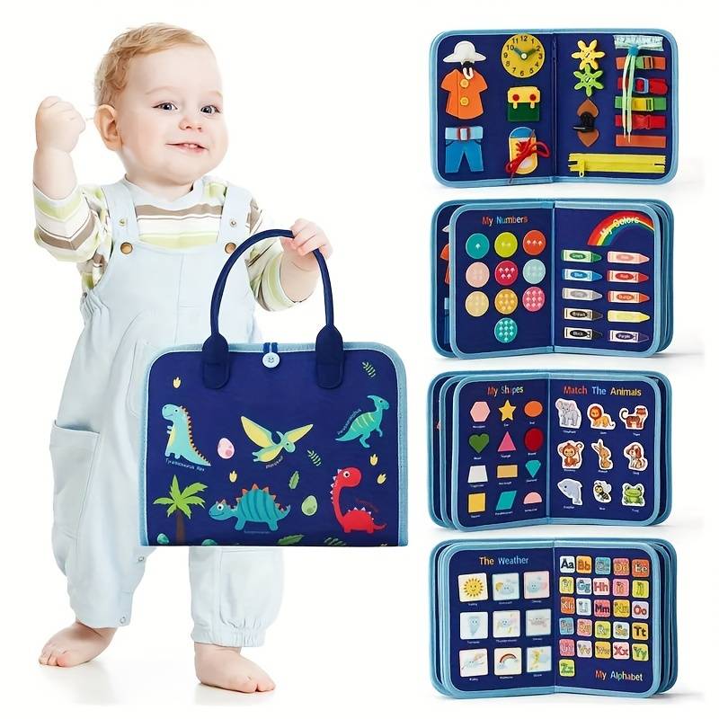 Busy Book Educatieve Speelset – Leerzaam en Interactief Speelboek voor Kinderen