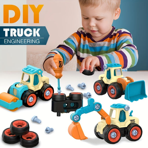 DIY Vrachtwagen Bouwset - Creatief Speelgoed voor Kinderen