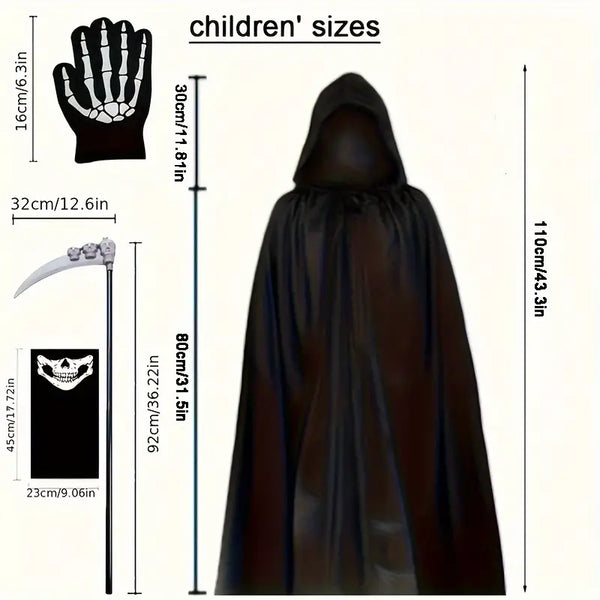 Schaduw van de Dood Kostuum - De Onvergetelijke Grim Reaper Look