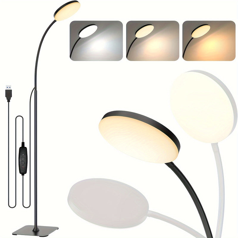 Flexibele LED Vloerlamp - Perfect voor Lezen en Ontspanning