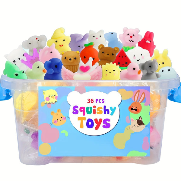 36 Schattige Squishy Dierenspeelgoed - KawaiiKnijpjes