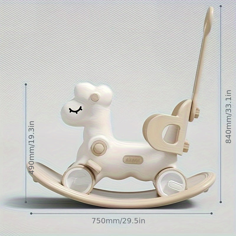 2-in-1 Baby Schommelpaard en Loopfiets - Veilig en Leuk Speelgoed