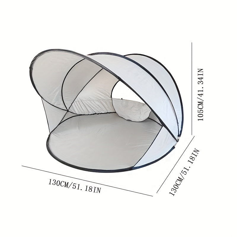 Snel Pop-Up Strandtent – Makkelijk Opzetten en Bescherming Voor Iedereen