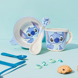 3-delige Stitch Tafelware Set – Kom, Mok en Lepel met Schattig Cartoonontwerp