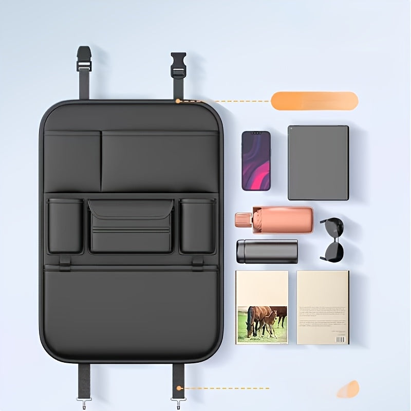 PU Lederen Auto Stoelrug Organizer – Strak en Functioneel
