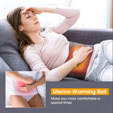 Draadloze Verwarmde Massageband voor Rug en Taille – 3 Instelbare Warmte- en Trillingsmodi voor Maximale Ontspanning