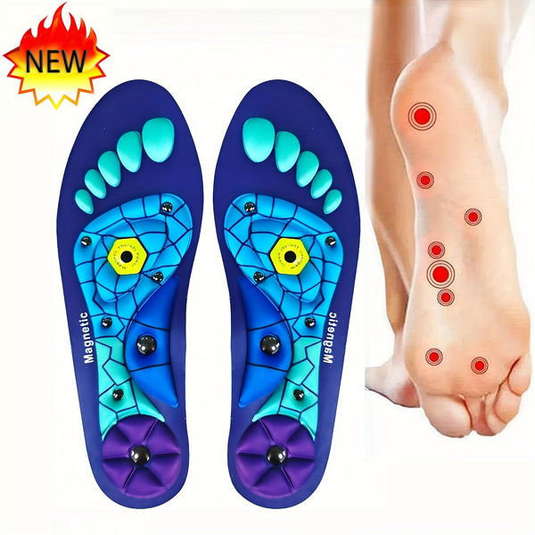 ComfortPlus Magnetische Acupunctuur Inlegzolen met Boogondersteuning