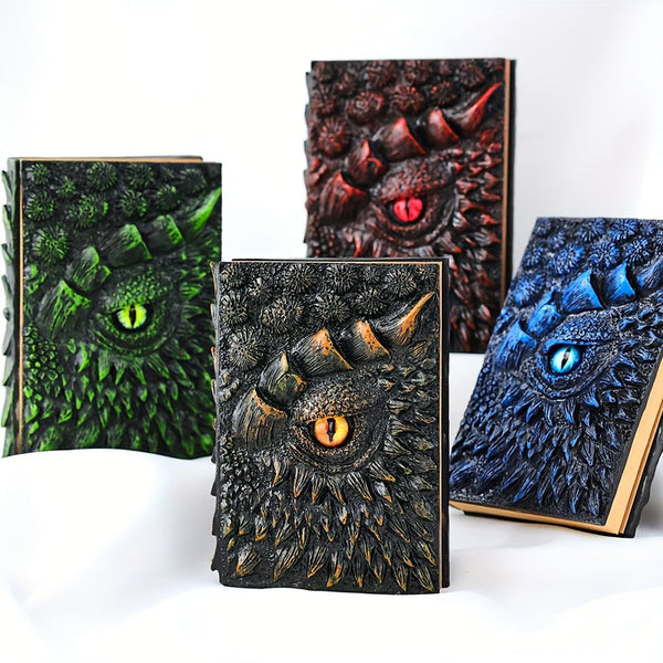 Fantasy Notitieboek met Draaksoog – Robuust en Kunstzinnig