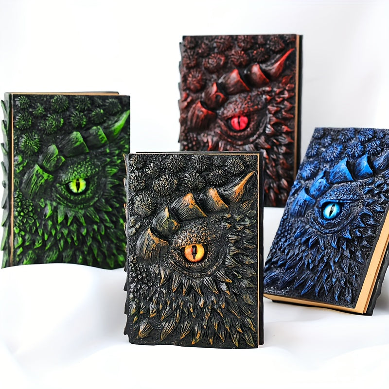 Fantasy Notitieboek met Draaksoog – Robuust en Kunstzinnig