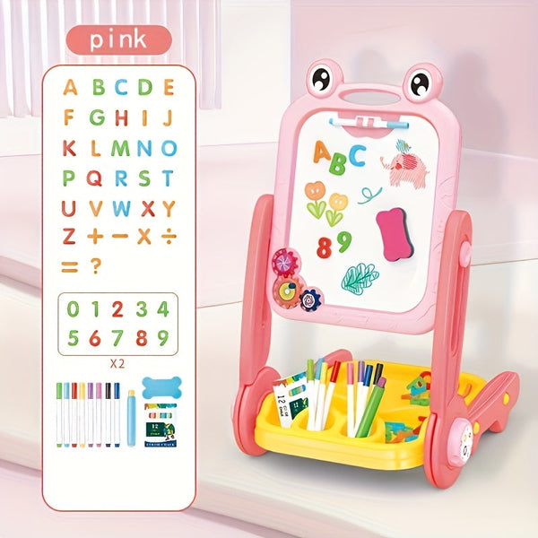 Dubbelzijdig Kinder Tekenbord – Magnetisch met Educatieve Functies voor Leren en Spelen