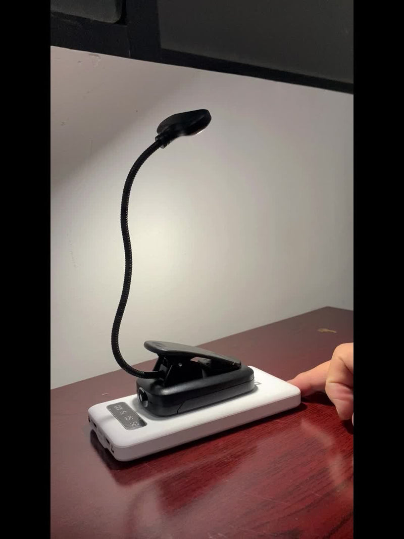 Flexibele Cliplamp - Draagbare Leeslamp met Verstelbare Hals voor Thuis of Op Reis
