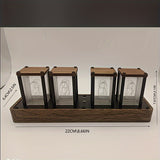 Moderne Retro Buis Klok – RGB LED Digitale Klok voor Unieke Interieurdecoratie