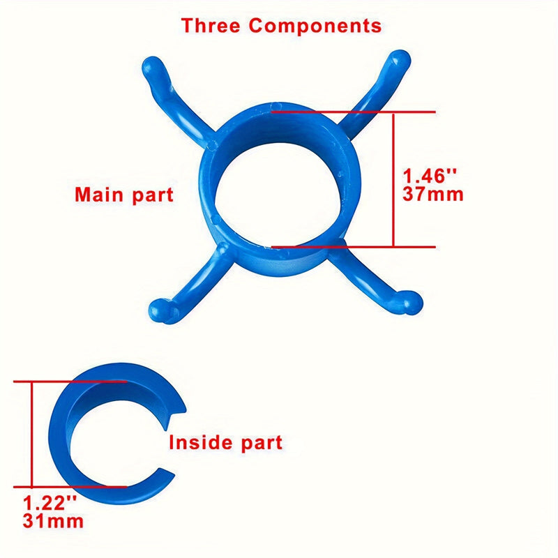 Verstelbare Strandparaplu Haak – Handig voor Handdoeken, Tassen en Hoeden tijdens je Buitenavonturen