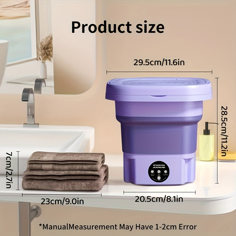 FlexiWash Opvouwbare Wasmachine – Praktisch en Ruimtebesparend