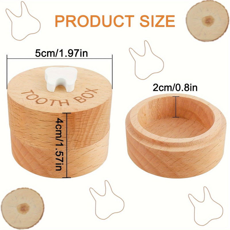 Tandfee Doos voor Kinderen - Houten Tanddoos als Herinnering en Souvenir