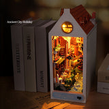 DIY Brugge Huis Boekenstandaard – 3D Houten Model van de Oude Stad