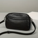 Classic Chic Leren Crossbody – Tijdloos en Functioneel