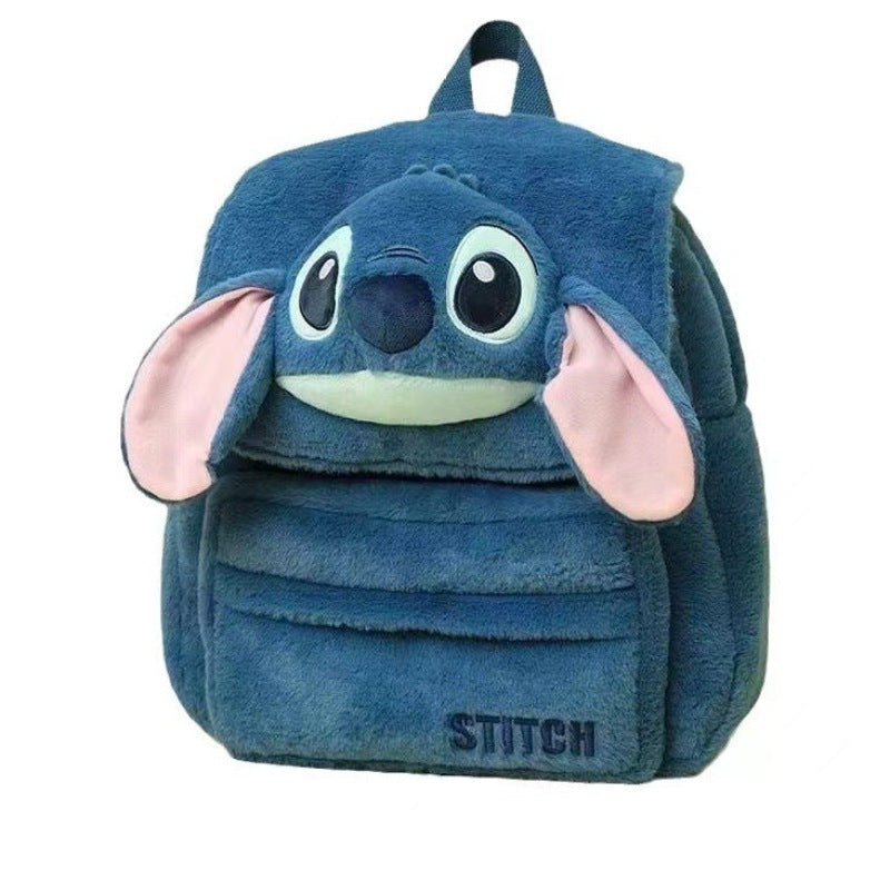 Disney Stitch Pluche Rugzak voor Kinderen – Schattig en Duurzaam voor School en Dagelijks Gebruik