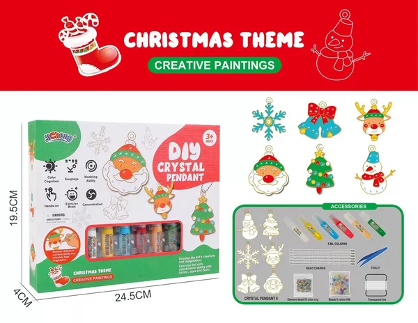 DIY-Kreativset met Kristallen voor Kinderen – 1 kopen, 1 gratis