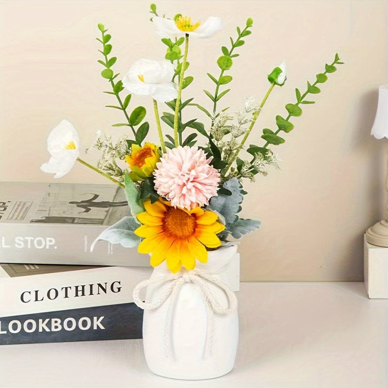 Bohemian Geometrische Decoratieve Vaas – Ideaal voor Lente en Paasdecoraties