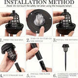 Zonne-energie Buiten Insecten Doder Lamp – Muggen & Vliegen Vang Duo