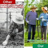 Roestvrijstalen Ergonomisch Tuinwerktuig met Driehoekige Kop – Voor Onkruid en Grond