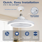 LED Slimme Ventilatorlamp – Dimbaar en Stil