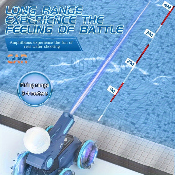 SplashRider Amfibische RC Waterkanon Truck – Spetterend Speelplezier